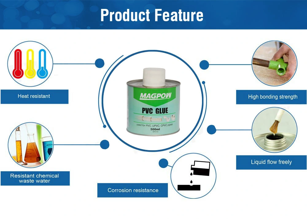 CPVC and UPVC Pipe Clear PVC Cement Glue PVC Adhesive