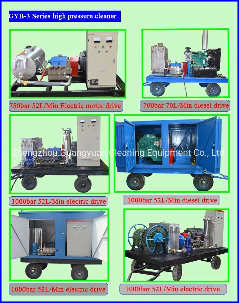 1000bar Diesel Engine High Pressure Cleaner Water Pressure Industrial Cleaner