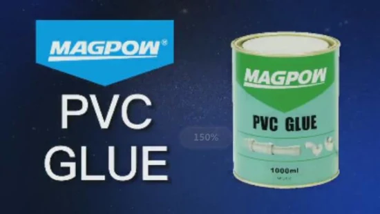 Magpow Mpd155 125ml/Can PVC, UPVC 및 CPVC 파이프용 용제 폴리 염화 비닐 투명 PVC 시멘트 접착제