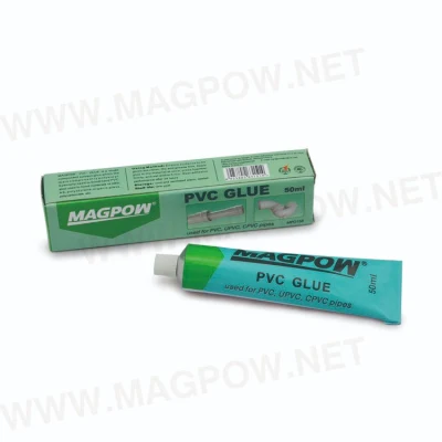 UPVC, CPVC, PVC 파이프, 하드 배수관용 Magpow 고품질 투명 PVC 접착제